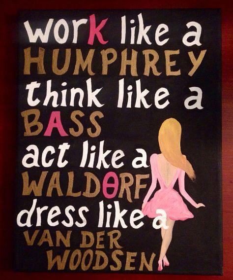 ΚΑΘ | Kappa Alpha Theta | Gossip Girl | ORIGINAL Canvas, Acrylic Painting Gossip Girl Graduation, Deco Cinema, Girl Logic, Girl Graduation, Sorority Sugar, Sorority Crafts, Kappa Alpha Theta, Life Motto, Sorority Girl