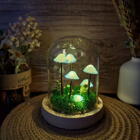 Murano mushroom lamp