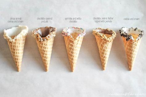 Waffle Cone Ideas, Crunch Cone, Icecream Ideas, Dipped Ice Cream Cones, Summer Ice Cream Party, Cream Balloons, Cone Wrappers, Waffle Pops, Ice Cream Balloons