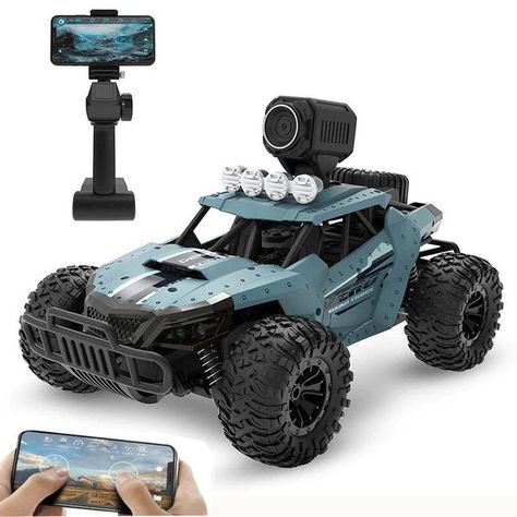 DM-1803 Drone RC Car Machine on the Radio Off-road Remote Control Car Electric 4 Wheel High-speed Climbing Competitive Toy    * HELIWAY Rc cars with Camera: HEL... Best Rc Cars, Remote Control Cars Toys, Remote Control Trucks, Rc Cars And Trucks, Toy Camera, Rc Autos, Rc Trucks, Wifi Camera, Car Camera