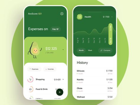 Your Spending Behavior Analysis in an App การออกแบบ Ui Ux, Plant App, Ui Ux 디자인, Finance Apps, App Interface Design, Tracking App, Behavior Analysis, App Design Inspiration, App Interface