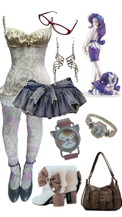 #outfitinspo #mylittlepony #rarity Mlp Rarity Cosplay, Rarity Mlp Cosplay, Rarity Halloween Costume, Rarity Outfit Ideas, Rarity Inspired Outfits, Rarity Outfits, Rarity Cosplay, Rarity Costume, Rarity Aesthetic