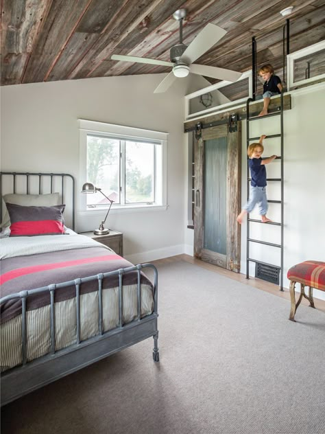 Room Ideas Bunk Beds, Kids Loft, Children Room Boy, Loft Interior Design, Modern Farmhouse Bedroom, Loft Bedroom, Loft Ideas, Basement Bedrooms, Loft Room