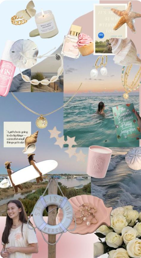 Costal Astethic, Calm Beach Aesthetic, Summer Collage, Cute Summer Wallpapers, The Summer I Turned Pretty, Love W, Preppy Wallpaper, Beach Wallpaper, Pretty Wallpaper Iphone