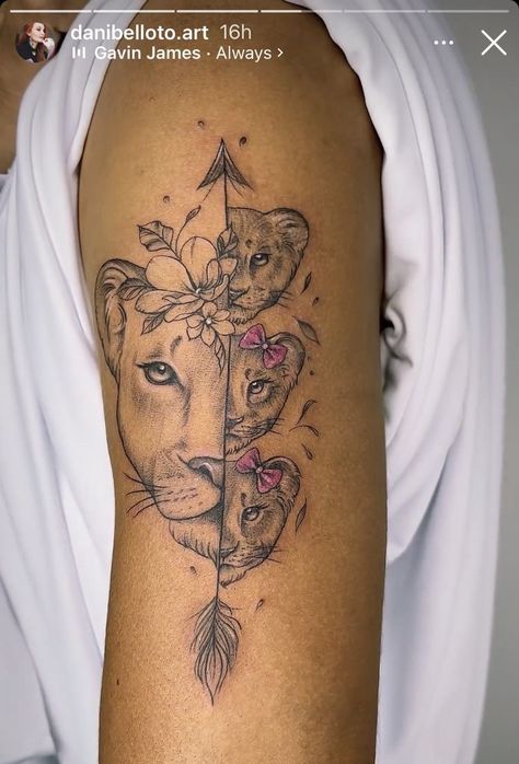 Tatoos Woman Chest, Tattoo Ideas Lion, Upper Chest Tattoo Female, Upper Chest Tattoo, Parent Tattoo, Chest Tattoo Female Upper, Chest Tattoo Drawings, Sagittarius Tattoo Designs, Motherhood Tattoos