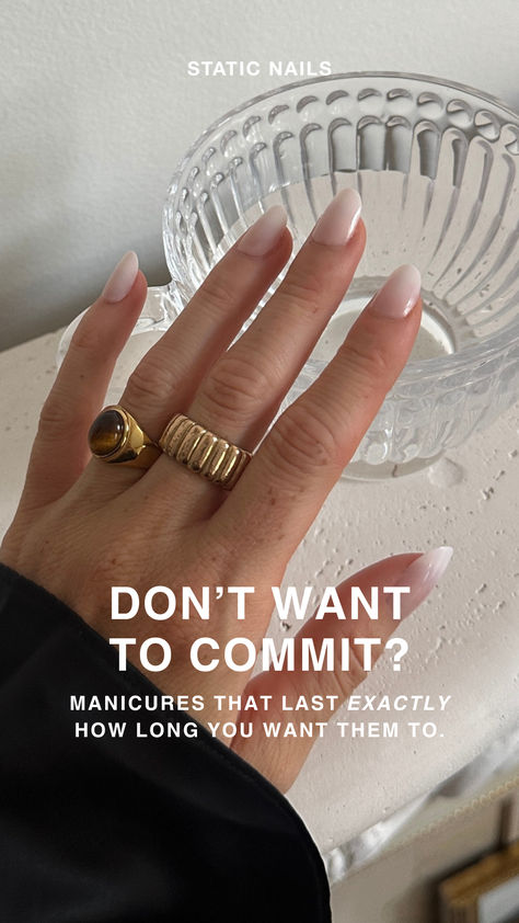 Static Nails: Your secret weapon for last-minute glam. Because every date night deserves perfect nails Static Nails, The Salon, Perfect Nails, Natural Nails, Press On Nails, Nail Inspo, Date Night, Chloe, Manicure