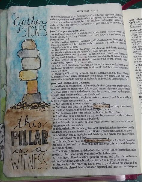 Genesis 31:52 Hymn Journaling, Bible Wrecker, Bible Highlighting, Scripture Art Journaling, Scripture Doodle, Bible Journaling For Beginners, Inspiring Sayings, Inspire Bible, Bible Drawing