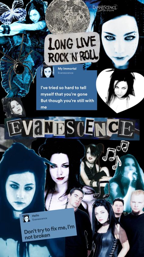 Evanescence-band 2pac Poster, Y2k Pfp, Amy Lee Evanescence, Bts Birthdays, Rock Girl, Emo Music, Amy Lee, Evanescence, Famous Girls