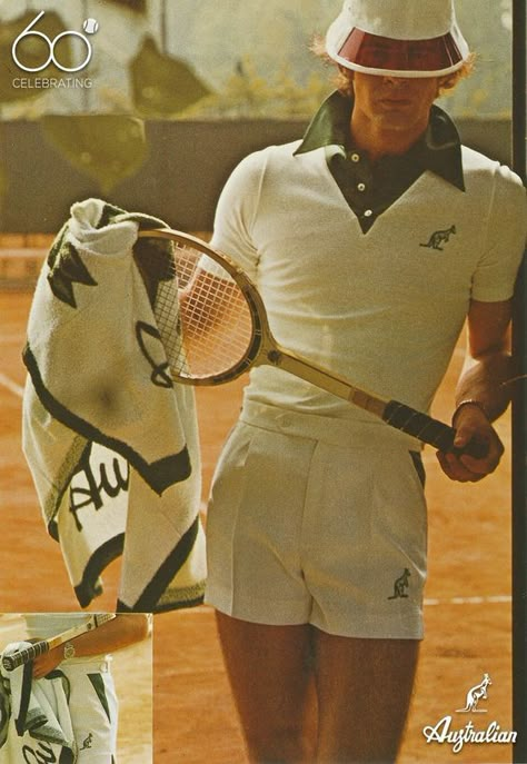 Tennis Men Outfit, Tennis Outfits Men, Mens Tennis Outfit, Vintage Sports Aesthetic, Tennis Fashion Editorial, Mode Tennis, Tennis Core, Tennis Photoshoot, Tennis Men