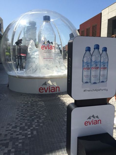 Evian and experiential marketing taylor@sharingbox.us: Brand Activation Ideas, Experiential Marketing Events, Activation Ideas, Marketing Activations, Stand Feria, Brand Activation, Photo Opportunity, Publicidad Creativa, Sports Marketing