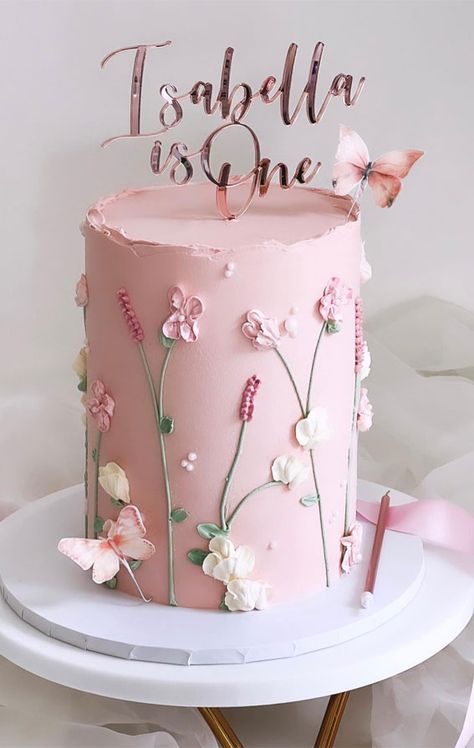 pink floral cake, floral first birthday cake, birthday cake, first birthday cake, first birthday cake ideas, first birthday cake, 1st birthday cake, cute first birthday cake Floral First Birthday Cake, Floral Pink Cake, Birthday Cake 1st, First Birthday Cake Ideas, Pink Floral Cake, Suitcase Cake, Birthday Cake Roses, Girls First Birthday Cake, 1st Bday Cake