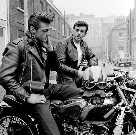 Greaser Hair, Modern Rocker, Urban Tribes, Gay History, I Need Money, Cafe Racer Jacket, Biker Clubs, Haircut Types, Motorcycle Culture