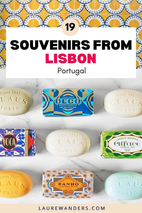 The best souvenirs from Lisbon, Portugal to bring back from your trip. Best Souvenirs From Portugal, Portuguese Souvenirs, Souvenir Portugal, Lisbon Souvenirs, Portugal Souvenirs, Shopping In Lisbon, Portuguese Wine, Ancient Recipes, Portugal Vacation