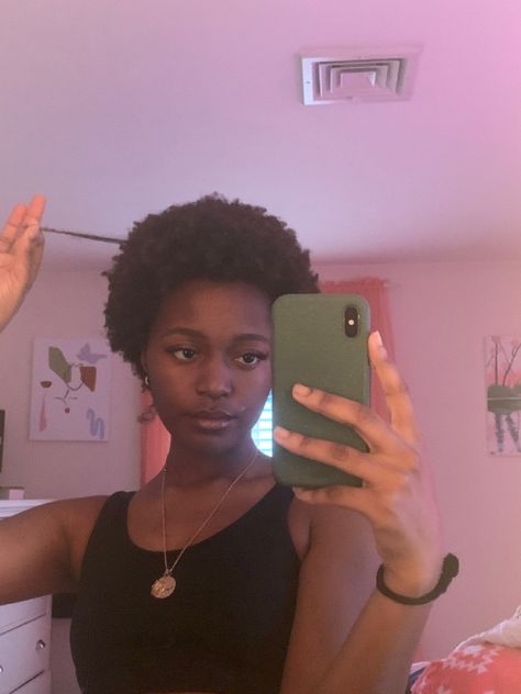 4c Small Fro, Small Afro Hairstyles, Natural Afro Hairstyles Short Simple, Short 4c Hairstyles Big Chop, 4c Short Hair, Small Afro, 4c Afro, Teen Haircuts, Afro Hair Care