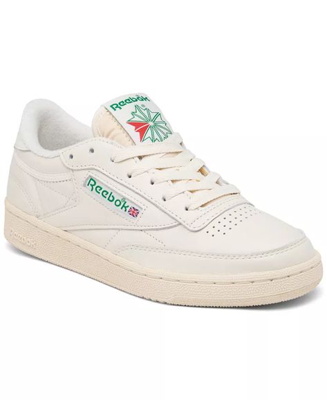 Reebok - Reebok Club C 85 Vintage, Tennis Shoes White, Club C 85 Vintage, Reebok Logo, Club C 85, Womens Tennis Shoes, Reebok Sneakers, Reebok Club C, Club C