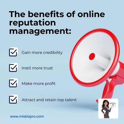 MisBiz Pro is a leading digital marketing company working with online reputation management services, with businesses, brands, and individuals around the world to build, repair, and maintain positive reputations. #repmanagment #publicrelations #reputation #digitalmarketing Google My Business, Online Reputation Management, Company Work, Reputation Management, Management Company, Digital Marketing Company, Management Tips, Marketing Company, The Wiz