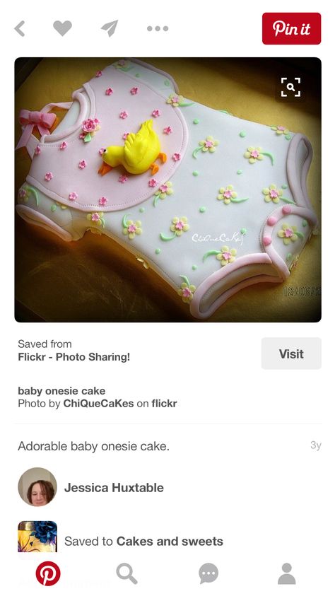 Onesie Cake, Mini Tortillas, Shower Bebe, Specialty Cakes, Rubber Ducky, Fancy Cakes, Girl Cakes, Baby Cake, Cake Creations