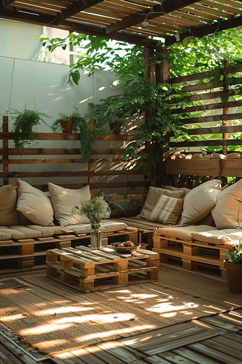 18+ Small Outdoor Patio Ideas - Paul Paint Garden Boho Ideas, Small Outdoor Patio Ideas, Cozy Patio Ideas, Small Outdoor Patio, Patio Ideas Townhouse, Garden Sitting Areas, Small Patio Decor, Small Outdoor Patios, Modern Outdoor Sofas