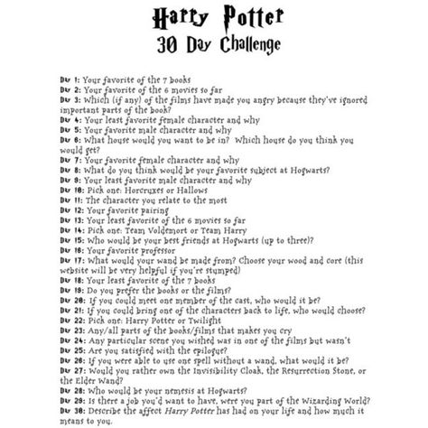 Harry Potter Challenge, Harry Potter Words, 30 Day Art Challenge, Youth Work, Ronald Weasley, What House, Favorite Subject, Harry Potter Obsession, Day Challenge