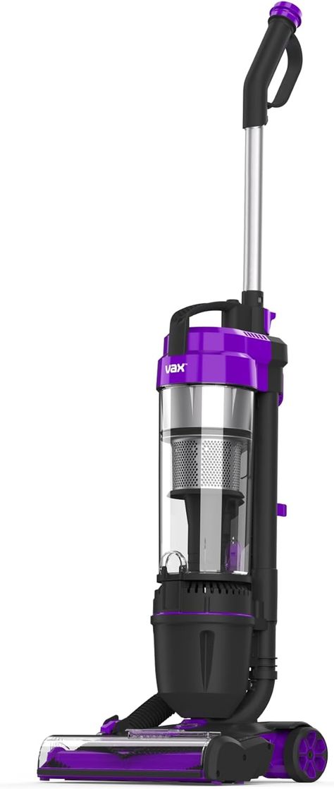 Vax Mach Air Upright Vacuum Cleaner; High performance, Multi-cyclonic, with No Loss of Suction; Lightweight - UCA1GEV1, 1.5 Litre, 820W, Purple Laundry Storage, Upright Vacuums, Amazon Uk, Floor Care, Vacuums, High Performance, Vacuum Cleaner, Free Delivery, Purple