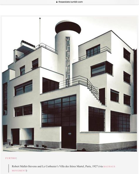 Robert Mallet Stevens, Art Deco Homes, Bauhaus Architecture, Modernist House, Streamline Moderne, Bauhaus Art, Walter Gropius, Art Deco Buildings, Deco Architecture