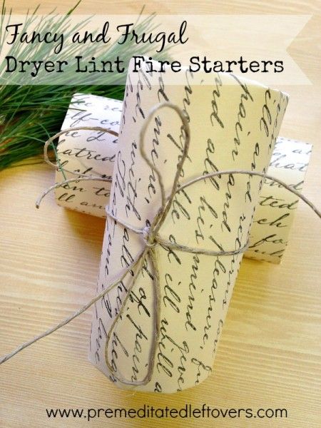 These Fancy DIY Dryer Lint Fire Starters are a festive and frugal way to light your wood burning fireplace and recycle your dryer lint as well. Witch's Apothecary, Firestarters Diy, Homemade Fire Starters, Fire Starters Diy, Fire Starter, Handmade Beauty Products, Dried Lavender, Fire Starters, Scrap Paper