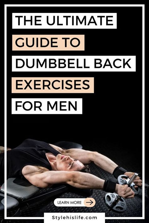 Want a back that turns heads? 🔥 Ditch the machines and grab some dumbbells! This guide reveals the best dumbbell back exercises for building a strong, chiseled back at home or in the gym. Learn proper form, get a workout routine, and unlock the secrets to that coveted V-taper physique. 

#backworkout #dumbbellexercises #fitnessformen #musclebuilding #workoutmotivation #homeworkout #strengthtraining #backday #fitnesstips
#gymmotivation #fitfam #bodybuilding #strongback #vtaper Dumbbell Exercises For Men, Back Exercises For Men, Dumbbell Back Exercises, Dumbbell Back Workout, Back Workout Men, Back Workout Routine, Exercises For Men, Dumbbell Exercises, Dumbell Workout