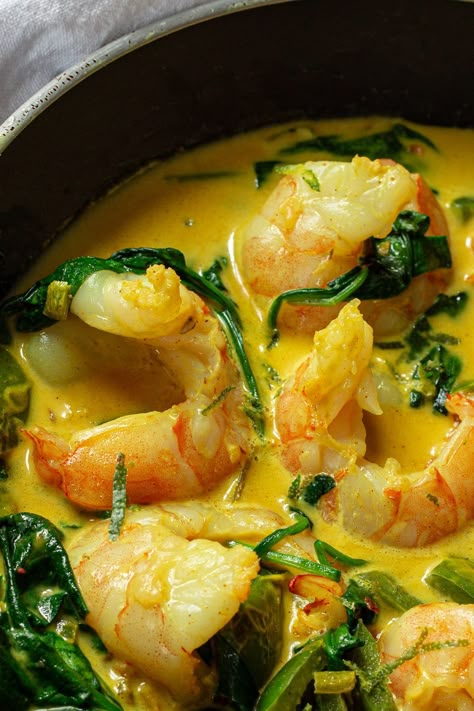 Thai Prawn Curry, King Prawn Recipes, Curry Prawns, Prawn Curry Recipe, Recipe With Coconut Milk, Coconut Prawns, Curry With Coconut Milk, Prawns Recipe, Prawn Dishes