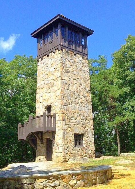 Rock Nature, Conservation Corps, Fire Tower, Castle Home, Storybook Homes, Civilian Conservation Corps, Stone Tower, Lookout Tower, Big Rock