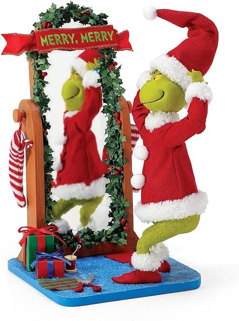 Department 56 Possible Dreams Dr. Seuss The Grinch Wonderful Awful Idea Mirror Figurine, 12.5 Inch, Multicolor ths ad earns affiliate commission Christmas Collectibles, Kids Trend, Department 56, The Grinch, Baby Sale, Linen Shop, All Toys, Outdoor Toys, Luxe Gifts