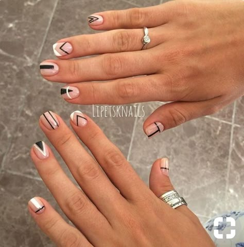 Minimal Nails Art, Mens Nails, Geometric Nail Art, Minimalist Nail Art, Geometric Nail, Minimal Nails, Trendy Nail Art, Ideas Nails, Gel Nail Designs