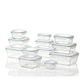 Member's Mark 24-Piece Glass Food Storage Set by Glasslock Detail 2 Glass Storage Containers, Food Storage Container Set, Glass Food Storage, Bakeware Set, Glass Food Storage Containers, Oven Microwave, Container Set, Glass Storage, Micro Onde