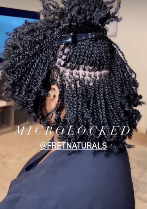 Micro Twists Natural Hair Short 4c, Hairstyles For Faux Locs, Micro Twists With Extensions, Twist Extensions, Micro Braids Hairstyles, Sister Locks, Micro Locs, Sister Locs, Natural Hair Stylists