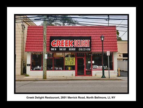 Greek Delight Restaurant, 2601 Merrick Road, North Bellmore, LI, NY Long Island Ny, Long Island, Restaurant, Road