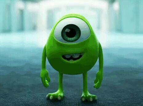 Baby Mike from Monsters University. So cute! Mike is my favorite character from Monsters Inc. ❤ Baby Mike Wazowski, Pixar Quotes, Images Disney, Mike Wazowski, Monsters University, Monster University, Monsters Inc, Disney Films, Disney And Dreamworks