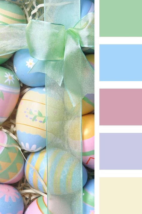 Easter Color Palette, Easter Dips, Easter Nail Art Designs, Easter Color, Paint Your House, Easter Nail Art, Color Palette Challenge, Color Schemes Colour Palettes, Favorite Paint Colors