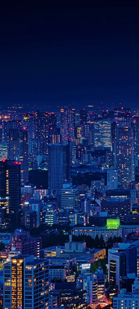 Tokyo City Night Aesthetic Wallpaper, Pixel Art City Night, Akira City, Night City Scape, City Nighttime, Blue Cityscape, City Skyline Wallpaper, Cities At Night, Nighttime City