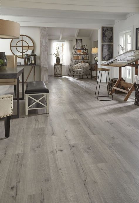 Living Room Hardwood Floors, Wood Floors Wide Plank, Casa Country, Luxury Vinyl Plank Flooring, Wooden Floors, Floor Ideas, Floor Colors, Vinyl Plank Flooring, Wooden Floor