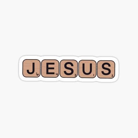 Christian Stickers Aesthetic, Bible Journal Stickers, Jesus Stickers, Bible Stickers, Stickers Jesus, 5 Solas, God Sticker, Preppy Stickers, Bible Verse Background