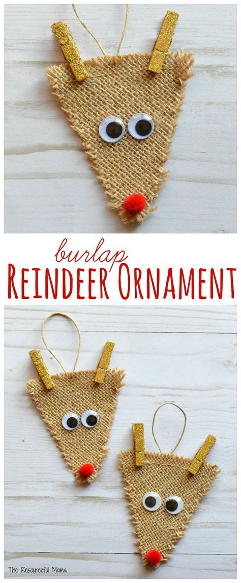 Kids will love making this TRIANGLE shaped reindeer ornament inspired by a favorite Christmastime character, Rudolph the Red Nosed Reindeer for the Christmas tree. Reindeer Ornament, Classroom Christmas, Rudolph The Red Nosed Reindeer, Reindeer Ornaments, Christmas School, Preschool Christmas, Easy Christmas Crafts, Rudolph The Red, Red Nosed Reindeer