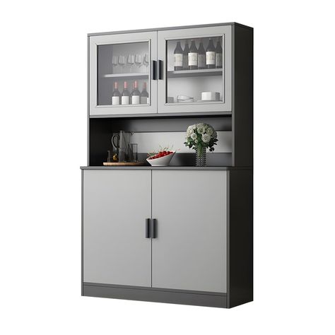 PRICES MAY VARY. 【Ample Storage Space】The buffet cabinet offers diverse storage options to keep your space clutter-free. The upper part is a transparent glass door cabinet, the middle part is open storage, and the lower part is closed cabinet, bring both display and concealed space for different needs. 【Versatile Kitchen Cabinet】As a great combination of display and storage, this buffet cabinet can not only serve as a kitchen buffet sideboard, or a display case in the living room. Also, it can w Buffet Cabinet Modern, Wood Accent Cabinet, Cabinet Modern, Wood Accent, Buffet Cabinet, Home Restaurant, Accent Cabinet, Sideboard Buffet, Open Storage