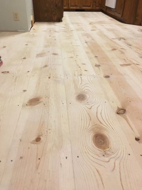 Cheap Wood Flooring, Diy Hardwood Floors, Wood Floor Stain Colors, Wood Floor Colors, Pine Wood Flooring, Diy Wood Floors, Types Of Wood Flooring, Old Wood Floors, Rustic Wood Floors