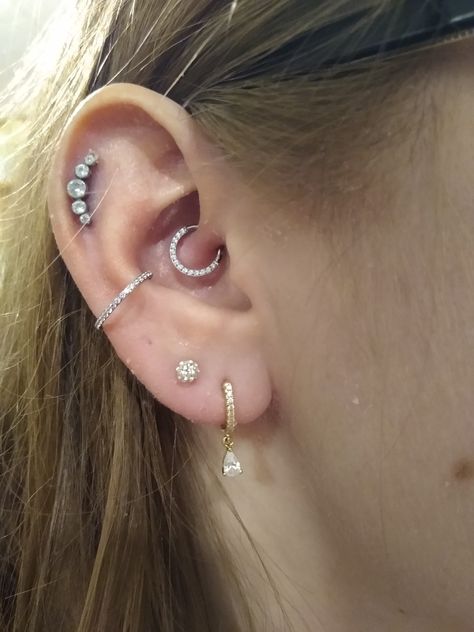 Jewelry from Lulu's Faith Piercing, Pink Barbie, Conch, Piercing Jewelry, Earings Piercings, Ear Cuff, Piercings, Diamond Earrings, Cuff