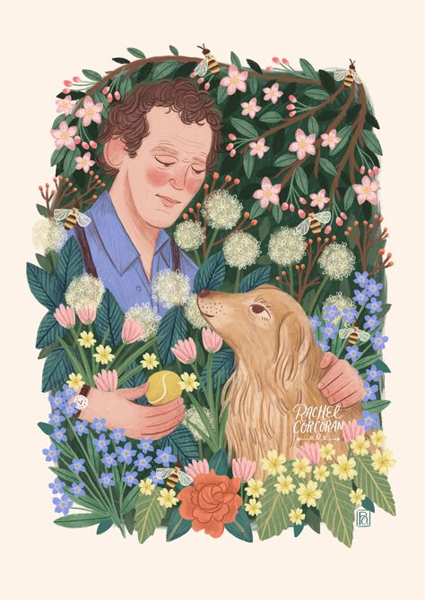 Irish Greetings, Greeting Card Art, Book Cover Illustration, Blog Images, Beloved Dog, Book Girl, Editorial Illustration, Children's Book Illustration, Illustration Print