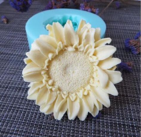 PRZY HC0090 3D molds sunflowers flowers silicone soap mold flower candle aroma mould soap making mou Silicone Soap Molds, Aroma Stone, 3d Candle, Clay Molds, Chocolate Candle, Swirl Soap, Bubble Party, Soap Making Molds, Molds Silicone