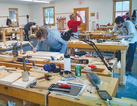 Nine-month Comprehensive Woodworking Classes - CENTER for FURNITURE CRAFTSMANSHIP - NON-PROFIT WOODWORKING SCHOOL: CLASSES & WORKSHOPS Class Aesthetic, Rockport Maine, Furniture Craftsmanship, Build A Table, Woodworking School, Shop Class, Woodworking Classes, Tool Cabinet, Looking For People