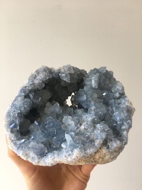 Raw Celestite, Blue Celestite, Calm And Peace, Latin Word, Your Guardian Angel, Aura Crystals, Beautiful Crystals, Blue Goldstone, Latin Words