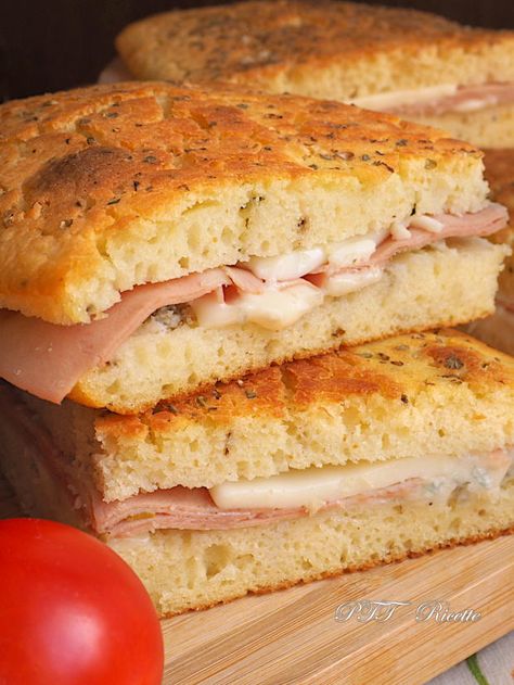 Sandwich On Focaccia, Will It Focaccia, Mortadella Pizza Sandwich, Mortadella Sandwich, Mortadella Pizza, Sandwiches, Pizza, Collage