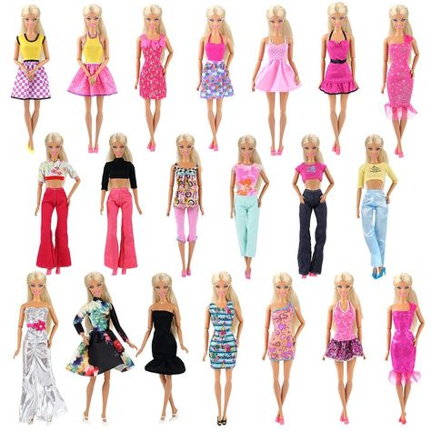 Banquet Outfit, Doll Clothes Barbie, Pants Outfits, Mix Style, Retro Toys, Clothes And Accessories, Mini Dresses, Handmade Clothes, Barbie Fashion