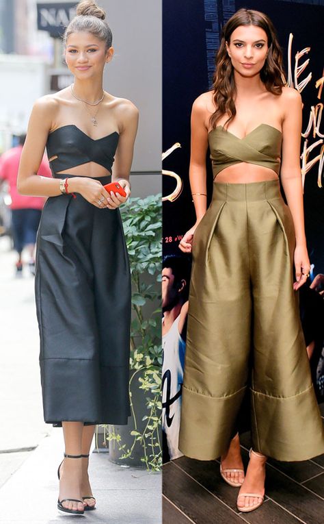 Zendaya Face, Culottes Outfit, Roland Mouret Dress, Derby Outfits, Zendaya Style, Solace London, Gabbana Dress, Ibiza Outfits, Stylish Winter Outfits